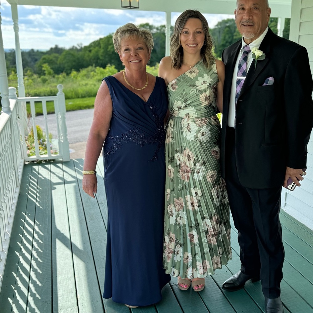 Mother of the groom dress - marsoni navy blue gown